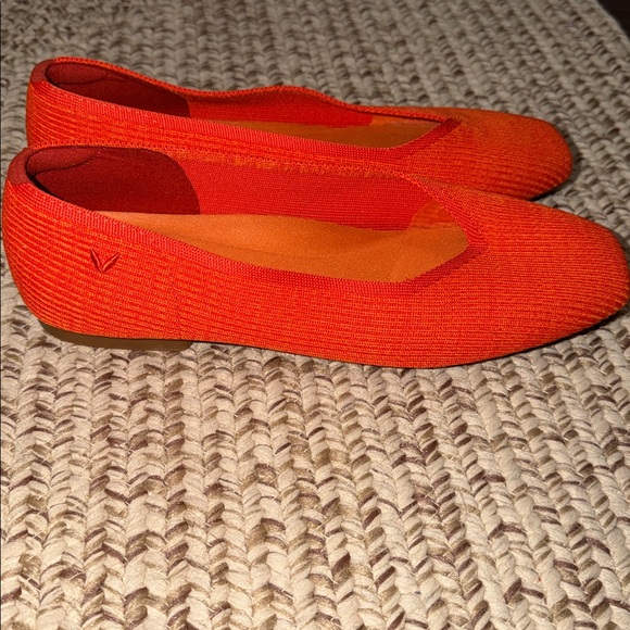 Vivaia Square-Toe V-Cut Flats Margot 41 10 - Picture 8 of 9